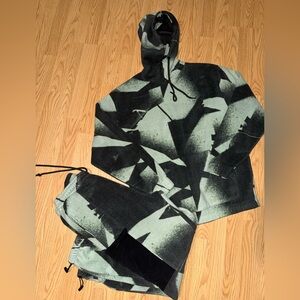 ASOS Polar Fleece Oversized Small Hoodie and Sweatpants